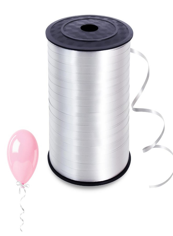Fevbcnrj White Curling Ribbon - Balloon String for Arch, 500 Yards, 1/5 Inch Thin Curly Balloon Ribbon String for Art Crafts Decor, Gift Wrapping, Birthday Party, Wedding and Florist Decoration (White) - Image 1